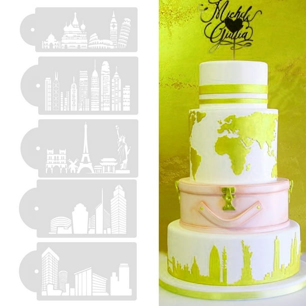 6pcs Christmas Tree Mold Milk Cake Cupcake Stencils Cookie Coffee Template Set 6pcs Christmas Tree Mold Milk Cake Cupcake Stencils Cookie Coffee Template Set